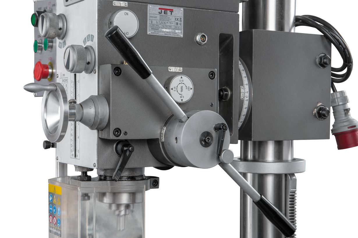 JET JGHD-32PF Редукторный сверлильный станок с автоматической подачей пиноли шпинделя 400В